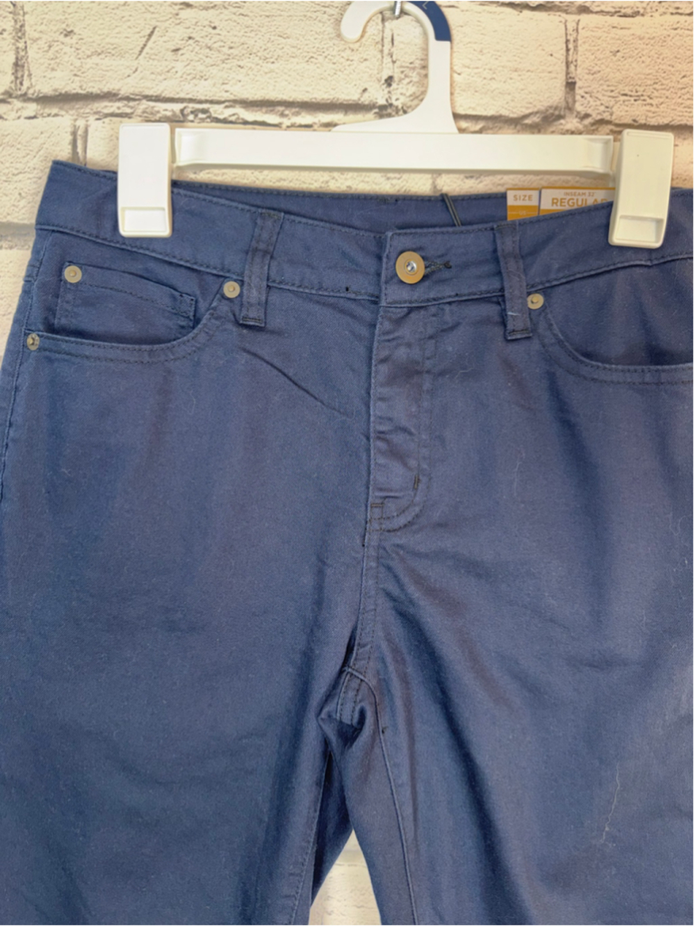 Women's Prana Navy Blue High Rise Jeans size 4 Kayla High Rise Jeans 32’ Inseam - Picture 6 of 13